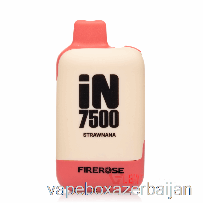 E-Juice Vape Firerose IN7500 Disposable Strawnana